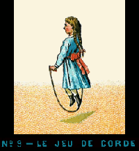 Bande de Praxinoscope n°9 - Le Jeu de corde
